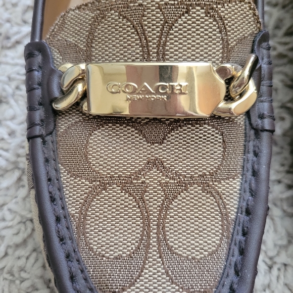Coach Signature Olive Loafers - Picture 3 of 7